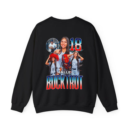 Halle Bucktrot Logo Front & Back Crewneck