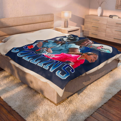 Mia Collins 60"-80" Plush Blanket
