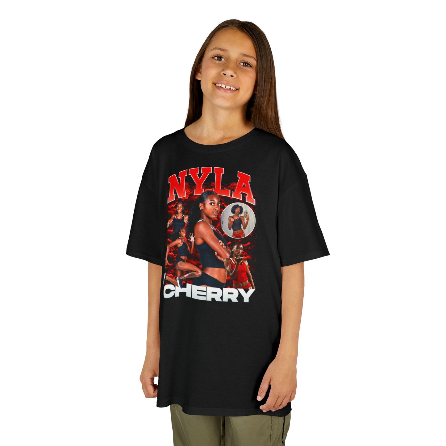 Nyla Cherry First Name Highlight Kids Tee