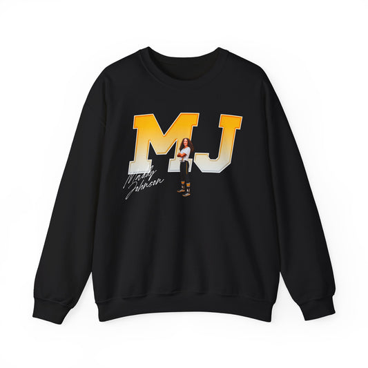 Maddy Johnson Big Initials Colored Crewneck Sweatshirt