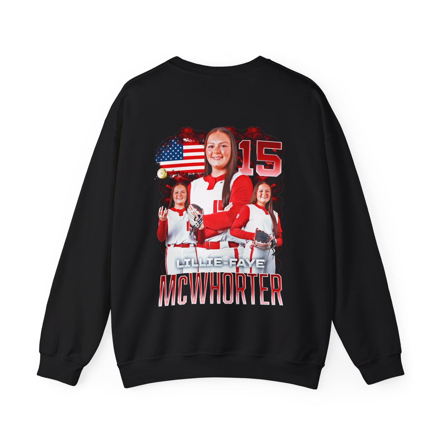 Lillie-Faye McWhorter Logo Front & Back Crewneck