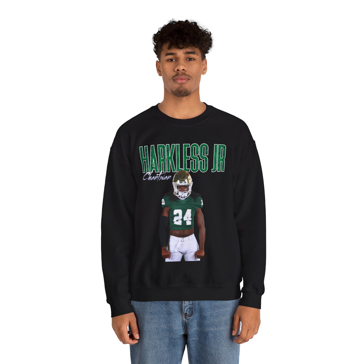 Chantwan Harkless Jr. Athlete Glory Crewneck Sweatshirt