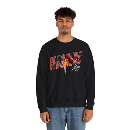 Zoey Bershers Cursive Combo Colored Crewneck Sweatshirt