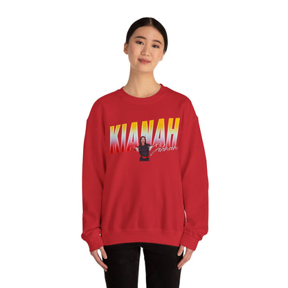 Kianah Johnson Cursive Combo Crewneck Sweatshirt