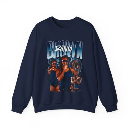 Rania Brown Crewneck Sweatshirt