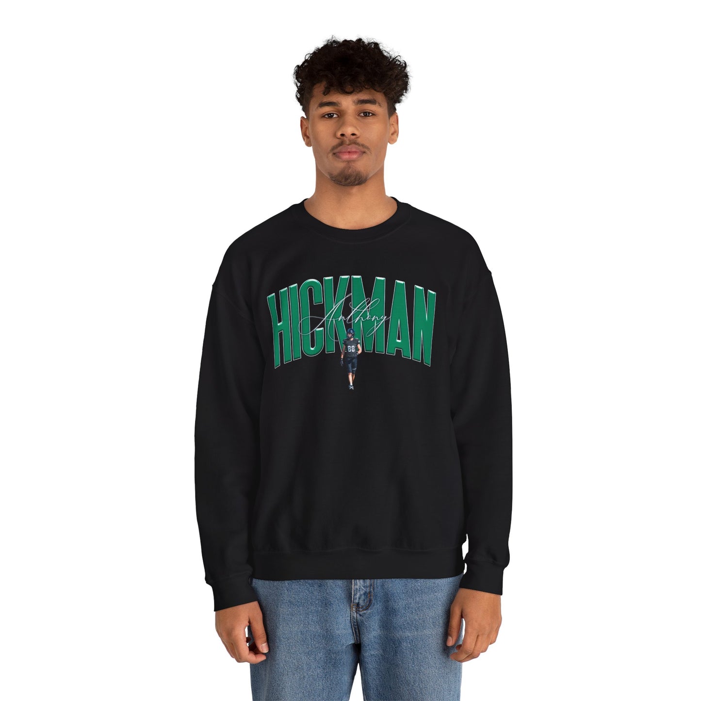 Anthony Hickman Big Last Name Crewneck Sweatshirt