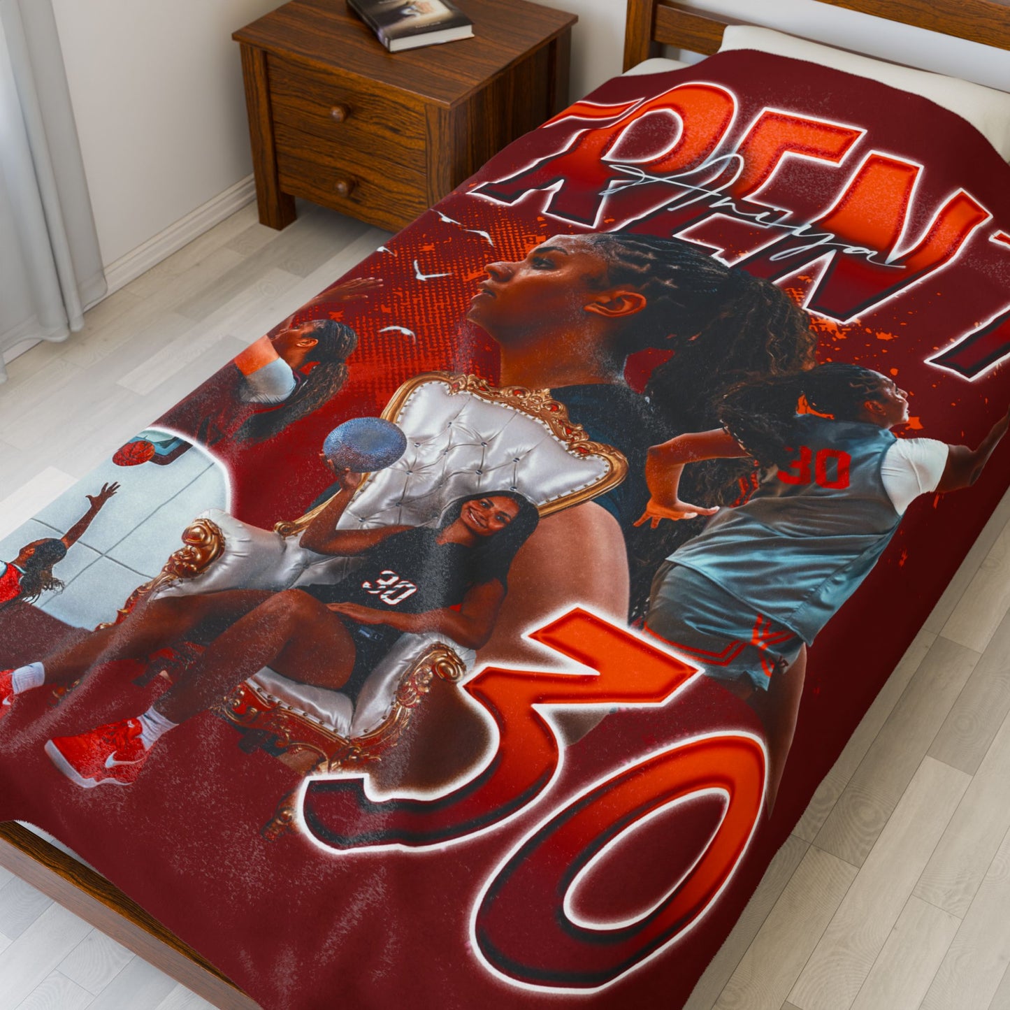 Aniya Trent 60"-80" Plush Blanket