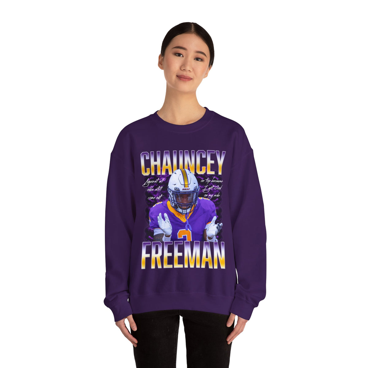 Chauncey Freeman Featured Quote Crewneck Sweatshirt