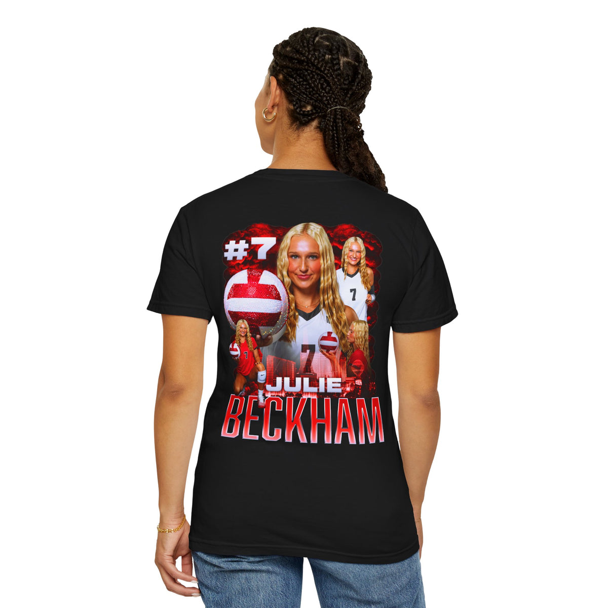 Julie Beckham Logo Front & Back Premium Tee