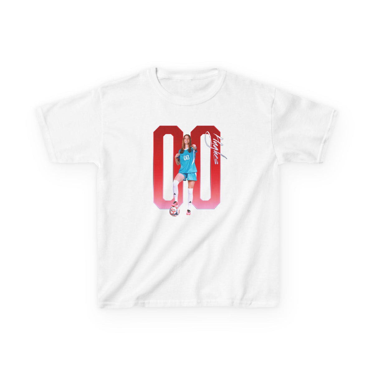 Grace Hughes Player Icon Number Kids Tee
