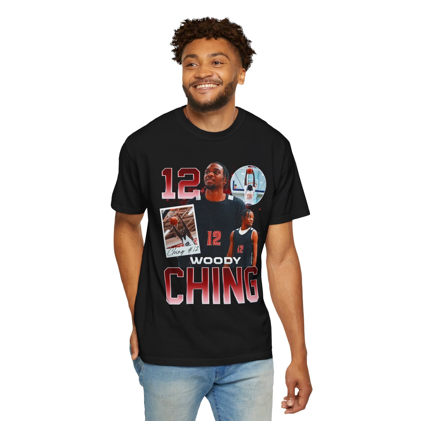 Woody Ching Name & Number Ombre Premium Tee