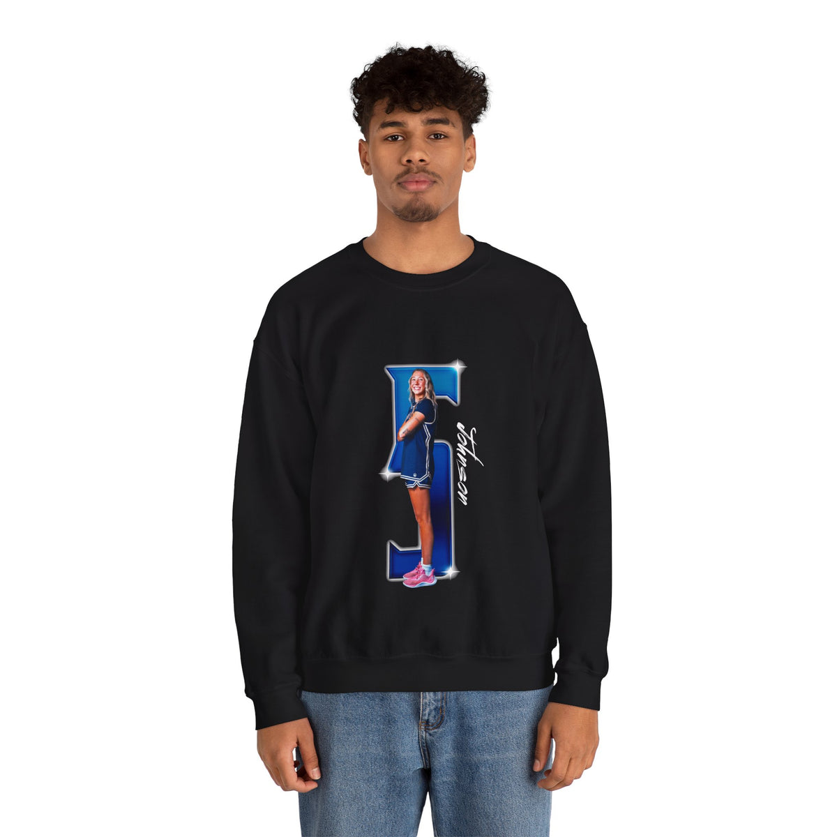 Ella Johnson Player Icon Number Crewneck Sweatshirt