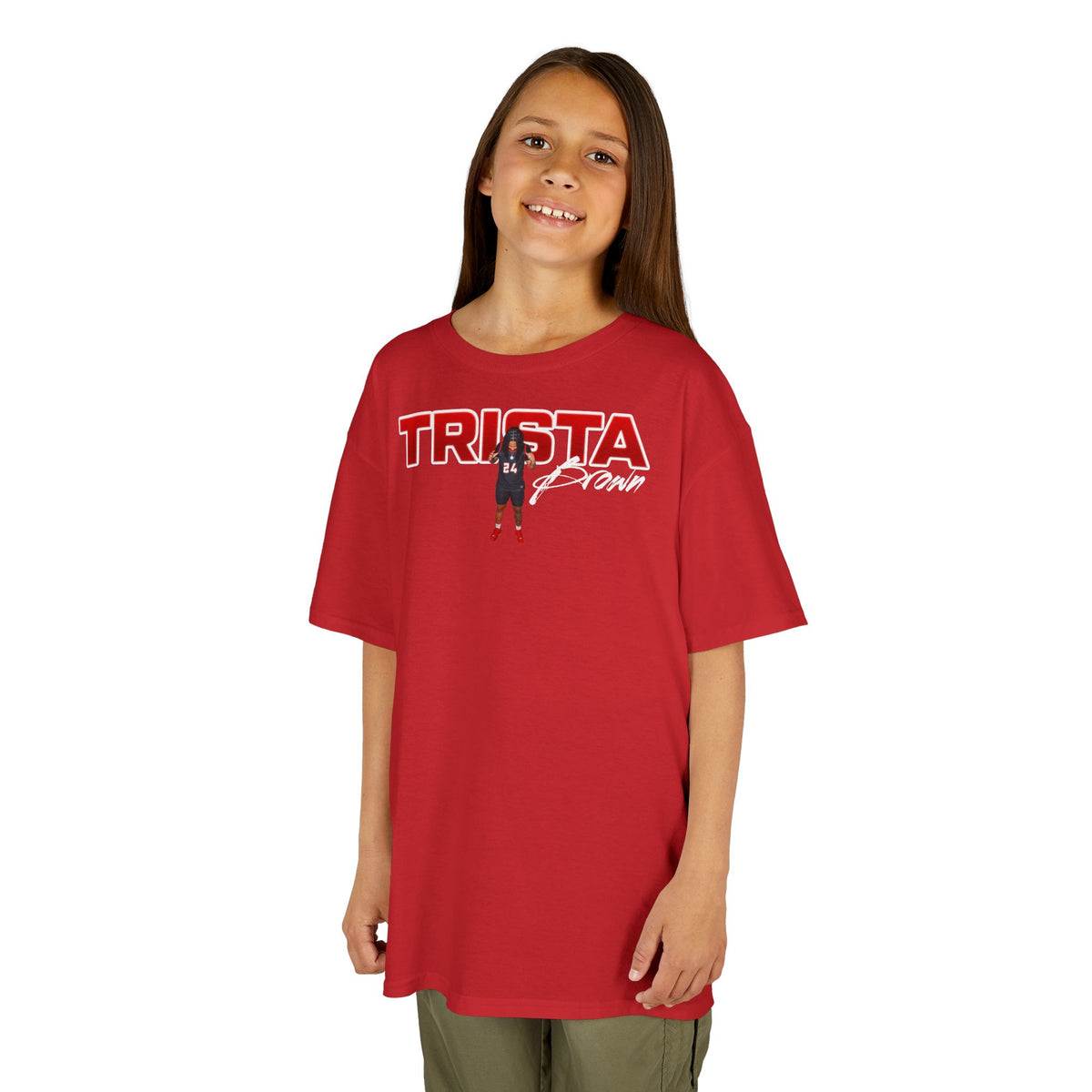Trista Brown Star Player Kids Tee