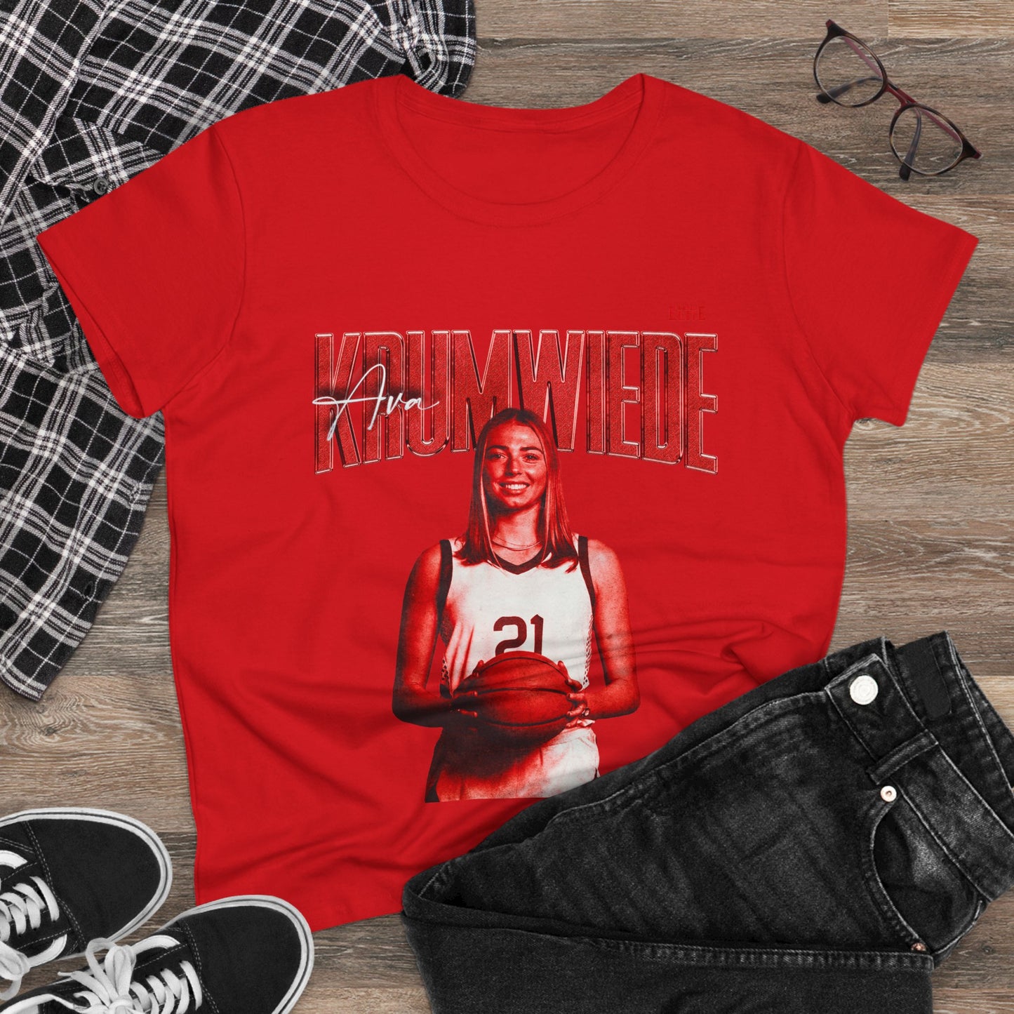 Ava Krumwiede Faded Glory Women's Tee