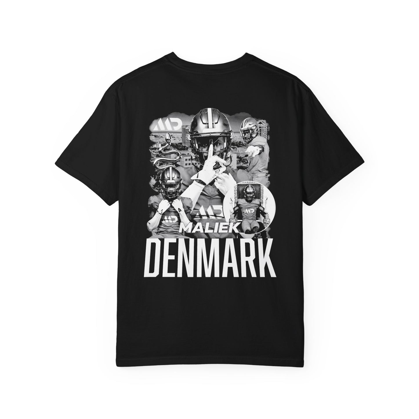 Maliek Denmark Vintage Blackout Premium Tee