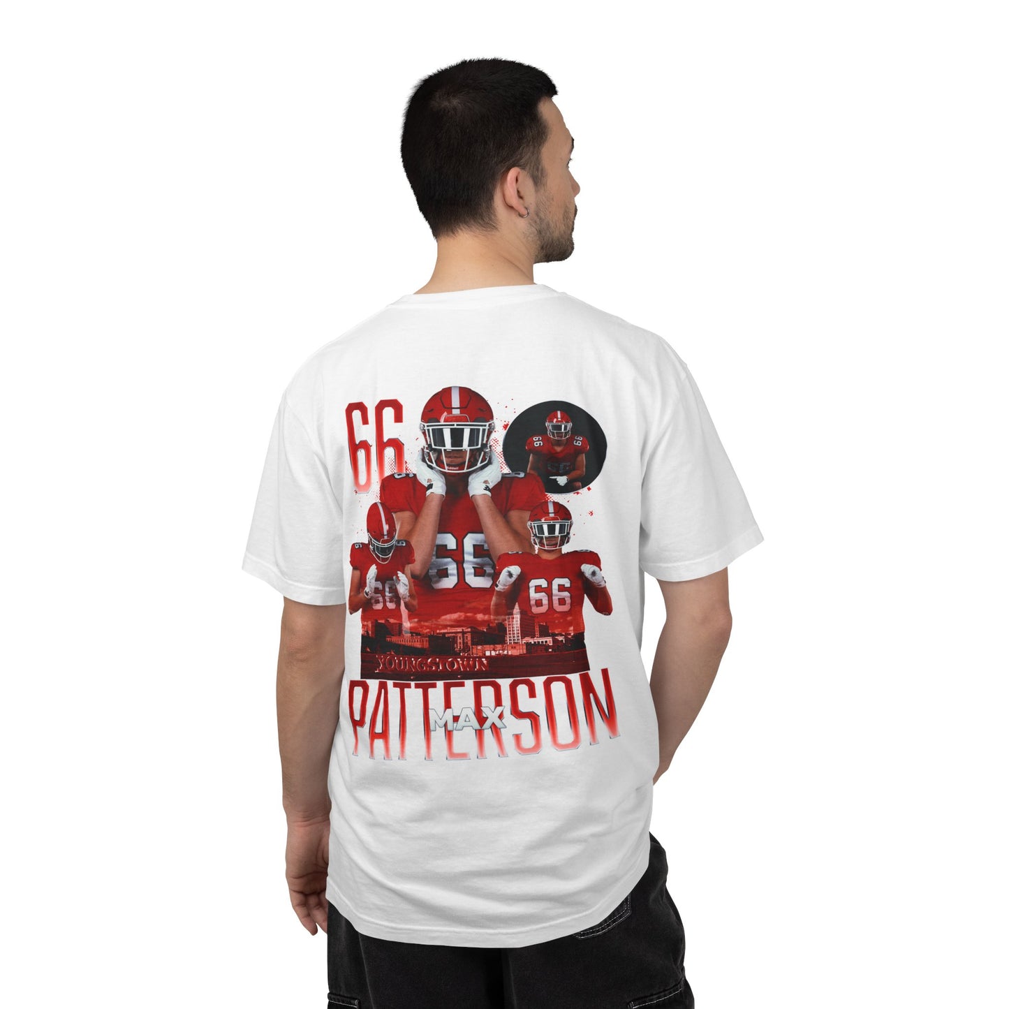 Max Patterson Logo Front & Back Premium Tee