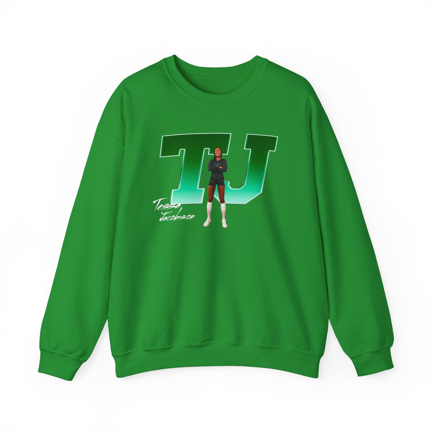 Tessa Jacobson Big Initials Crewneck Sweatshirt