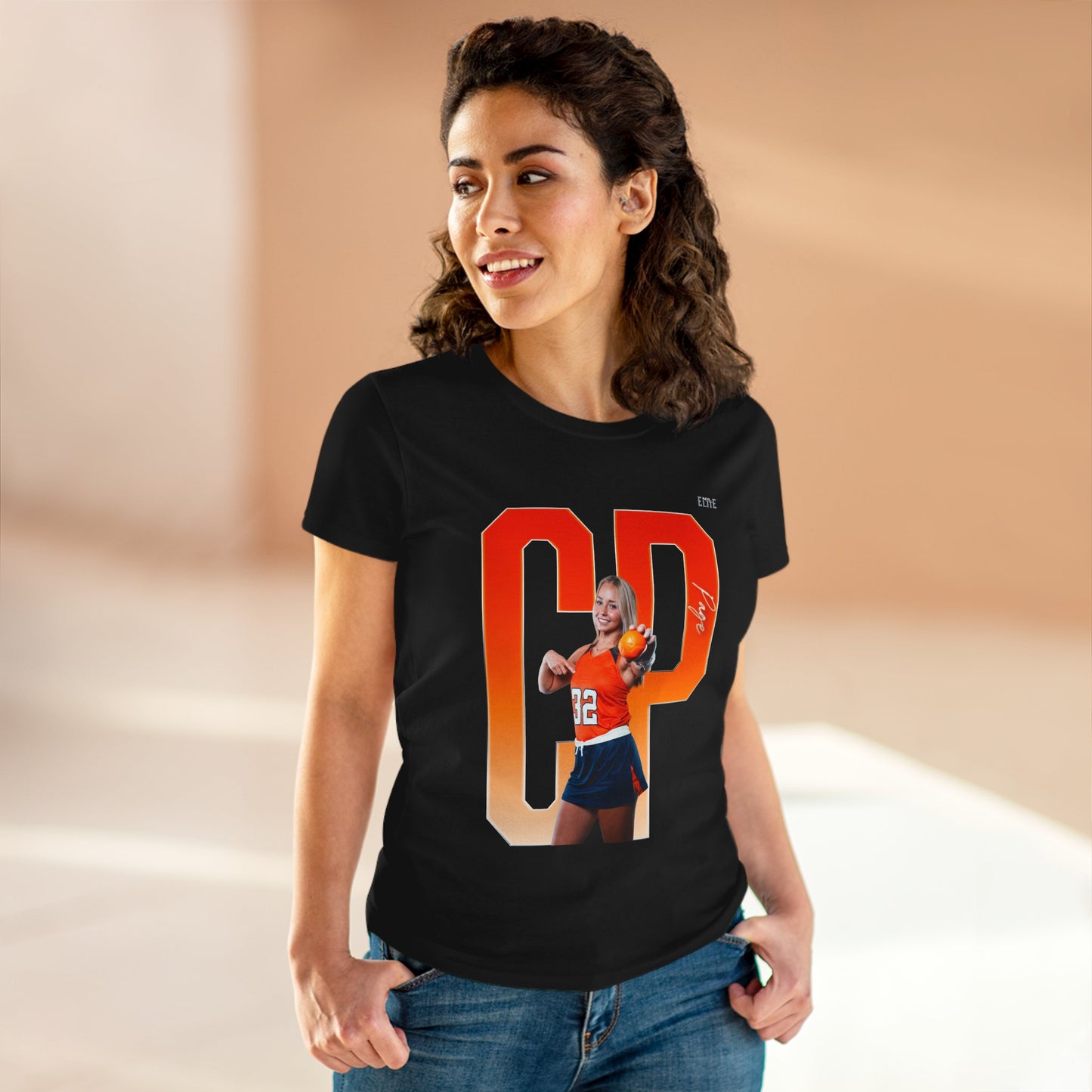 Chloe Page Player Icon Initials Women's Tee