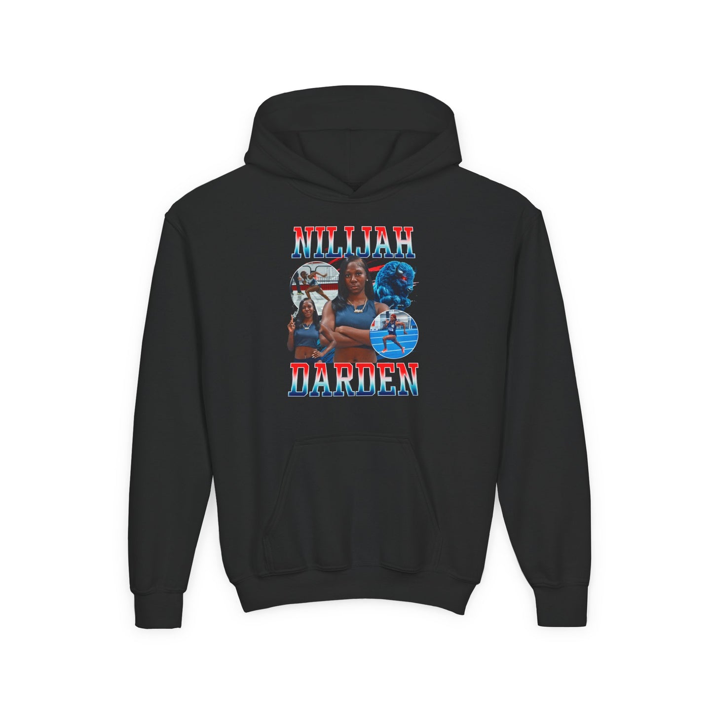 Nilijah Darden Colored & White Combo Kids Hoodie