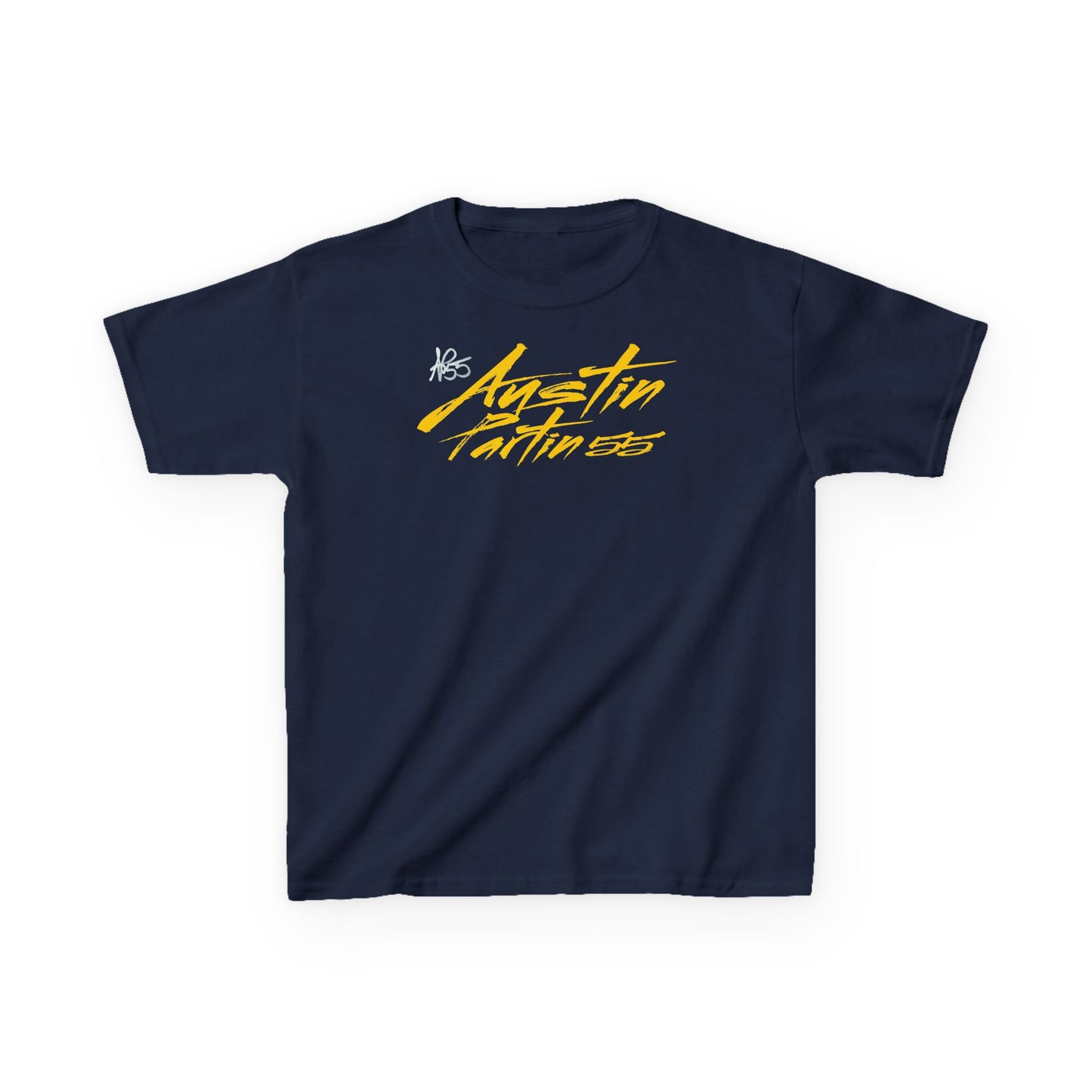 Austin Partin Cursive Name & Number Kids Tee