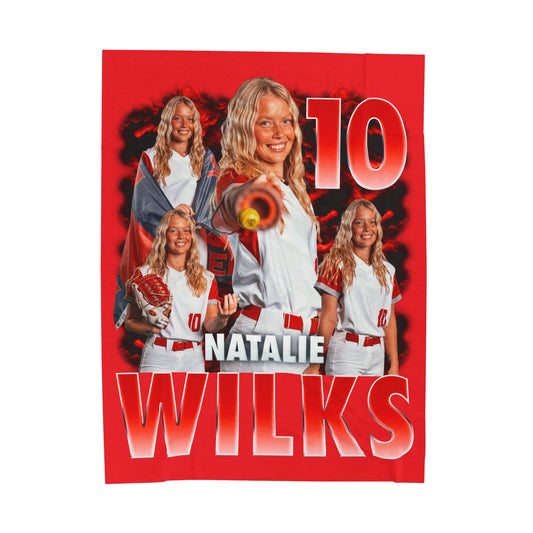 Natalie Wilks 60"-80" Plush Blanket