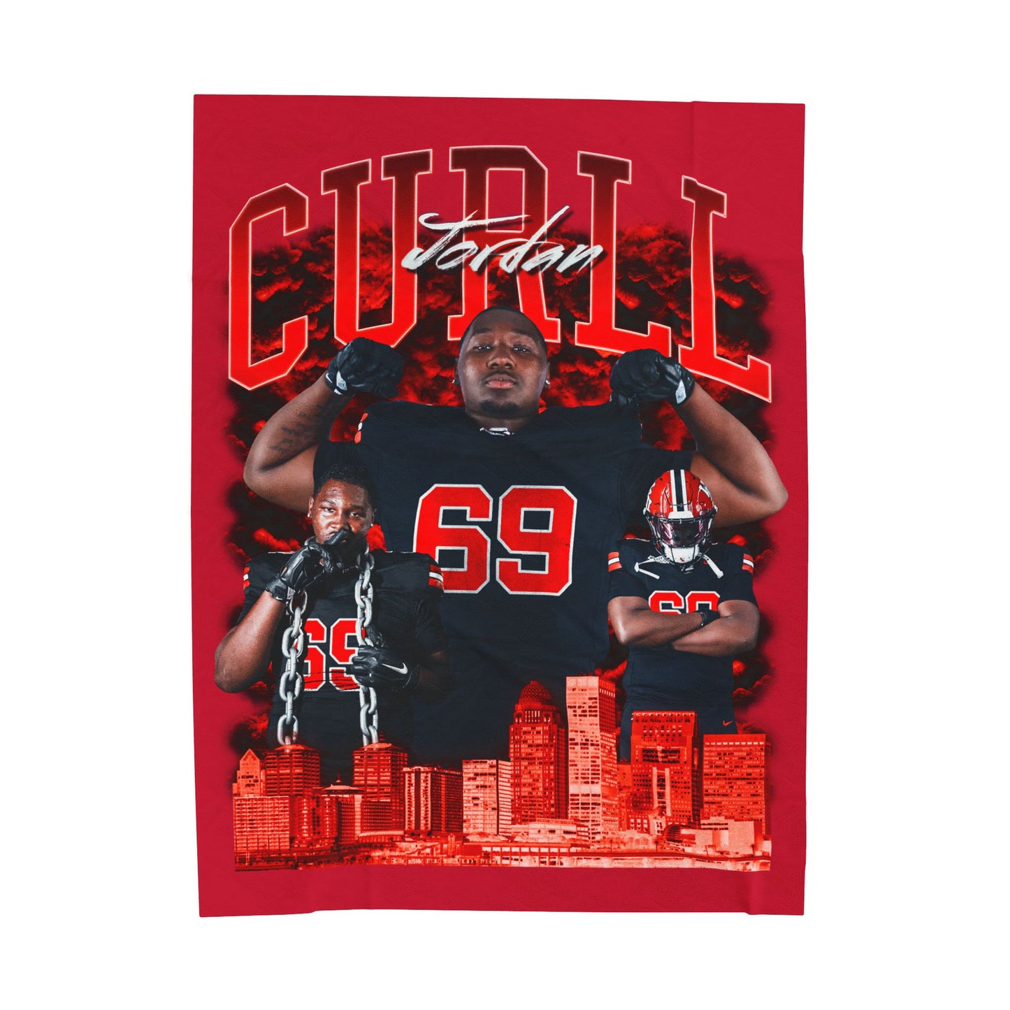 Jordan Curll 60"-80" Plush Blanket