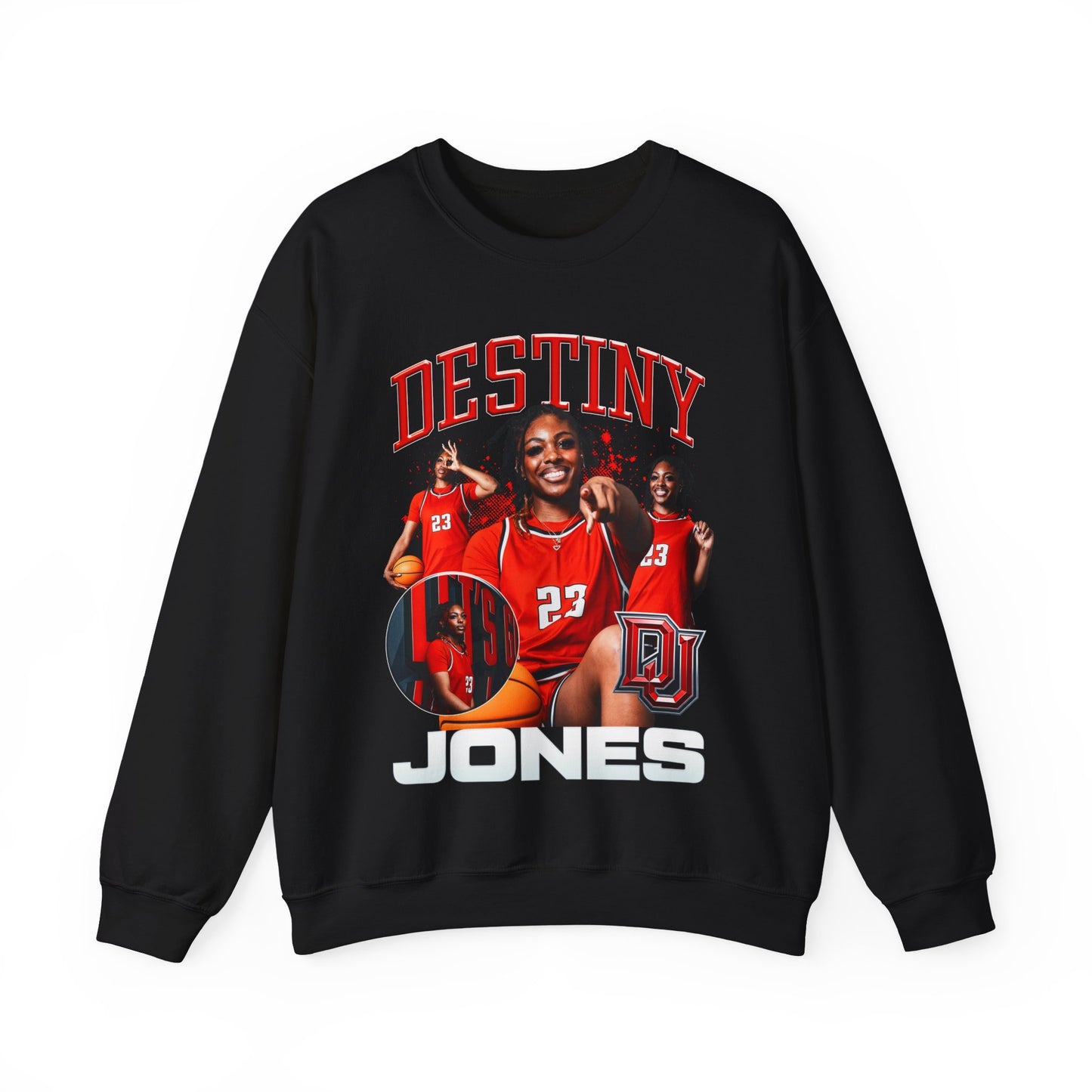 Destiny Jones First Name Highlight Crewneck Sweatshirt