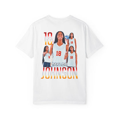 Taylor Johnson Logo Front & Back Premium Tee