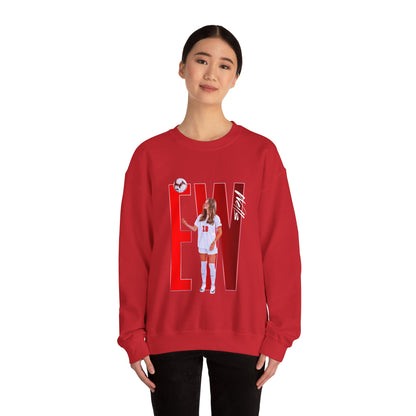 Erika Wells Player Icon Initals Crewneck Sweatshirt