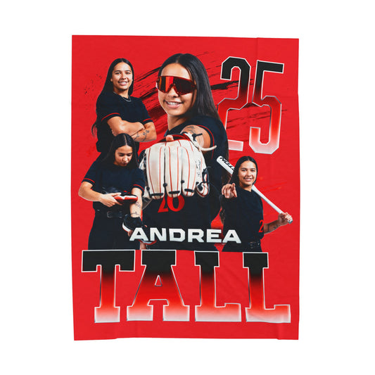Andrea Tall 60"-80" Plush Blanket