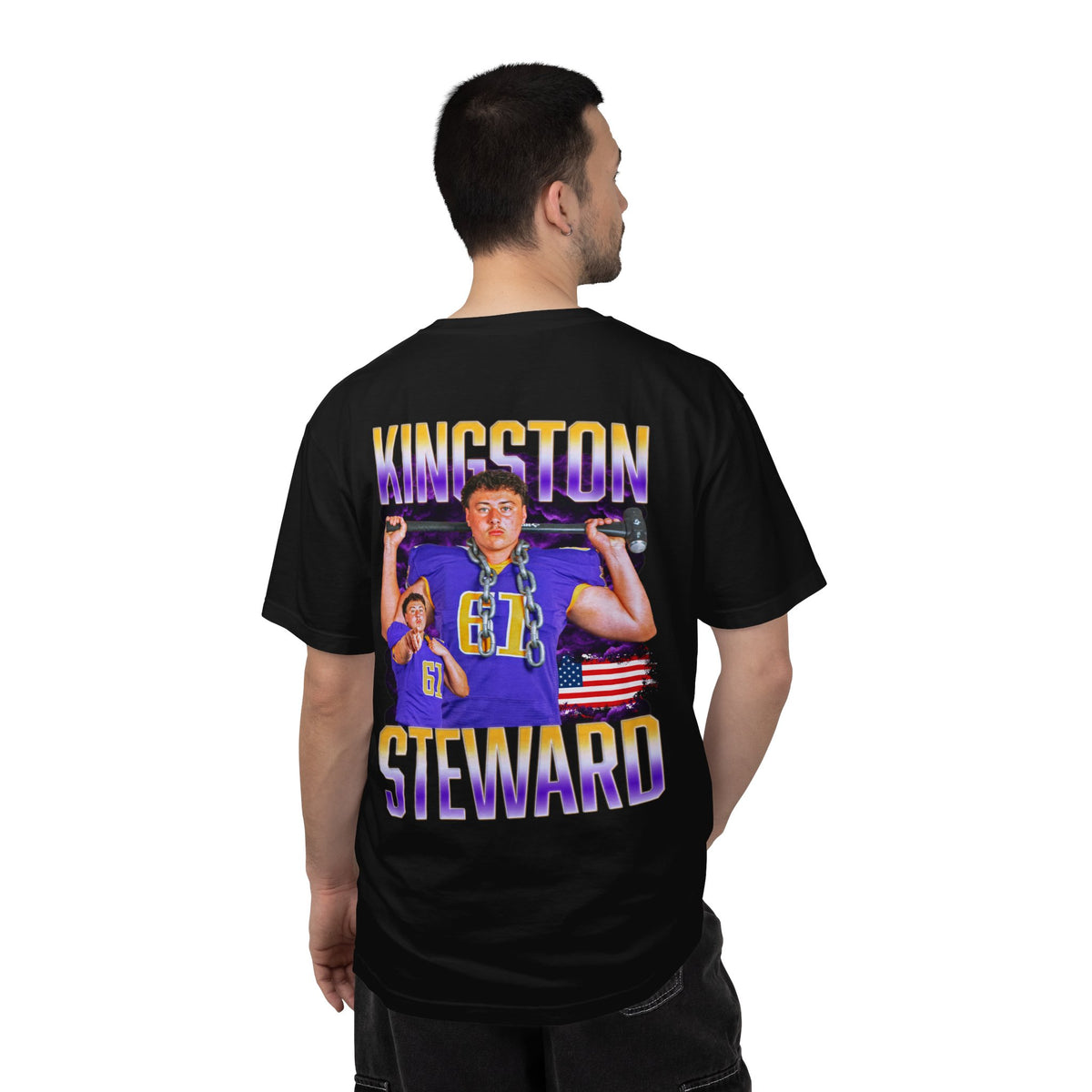 Kingston Steward Logo Front & Back Premium Tee