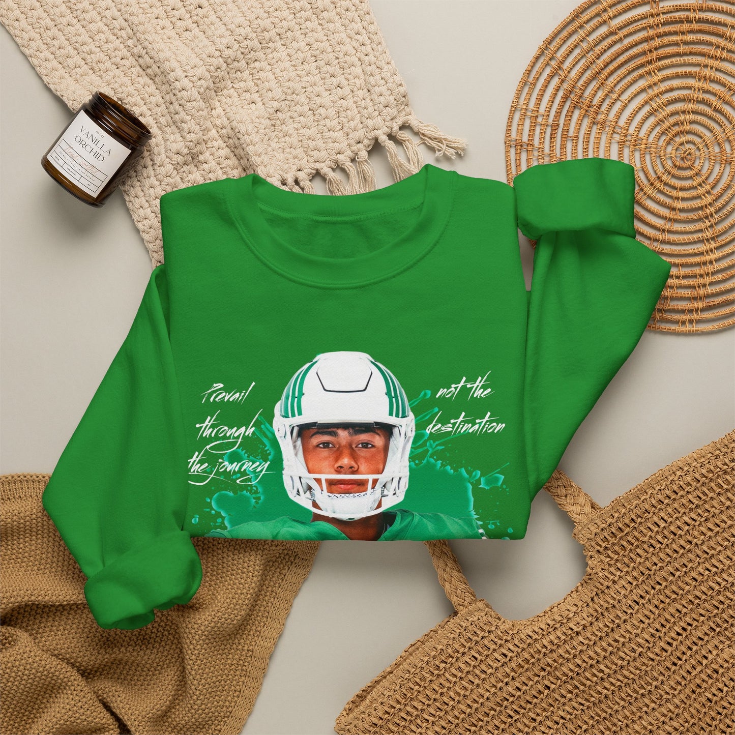 Luke Crudgington Featured Quote Crewneck Sweatshirt