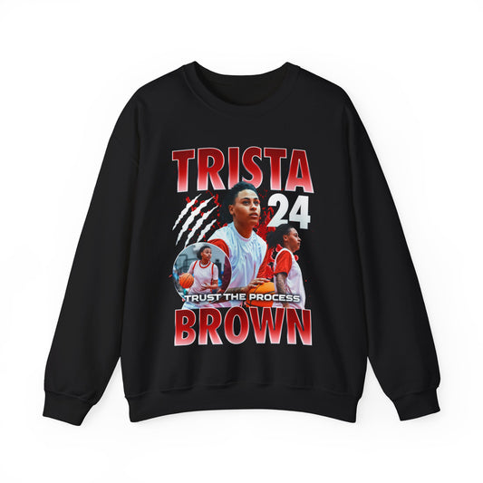 Trista Brown Crewneck Sweatshirt