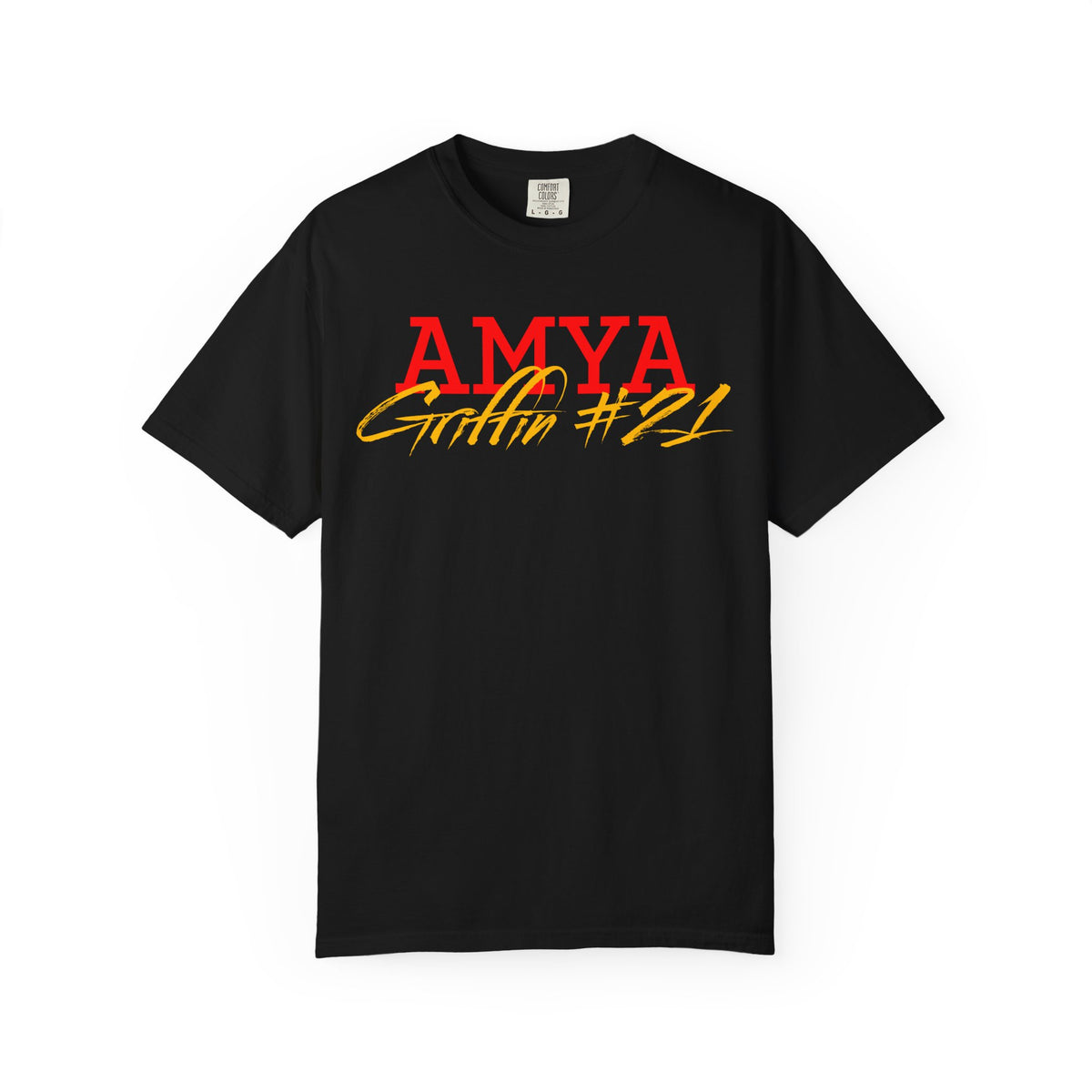 Amya Griffin Cursive Name & Number Premium Tee
