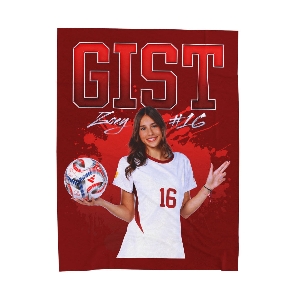 Zoey Gist 60"-80" Plush Blanket
