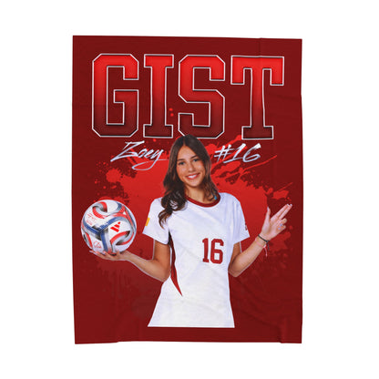 Zoey Gist 60"-80" Plush Blanket