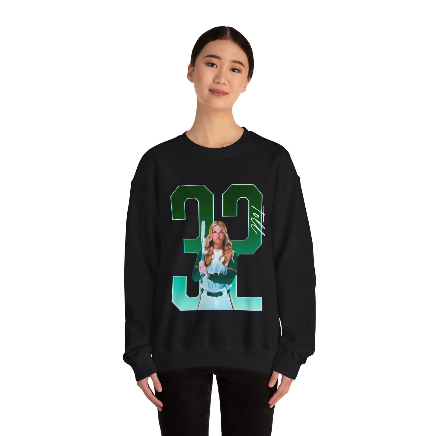Lila Toll Player Icon Number Crewneck Sweatshirt