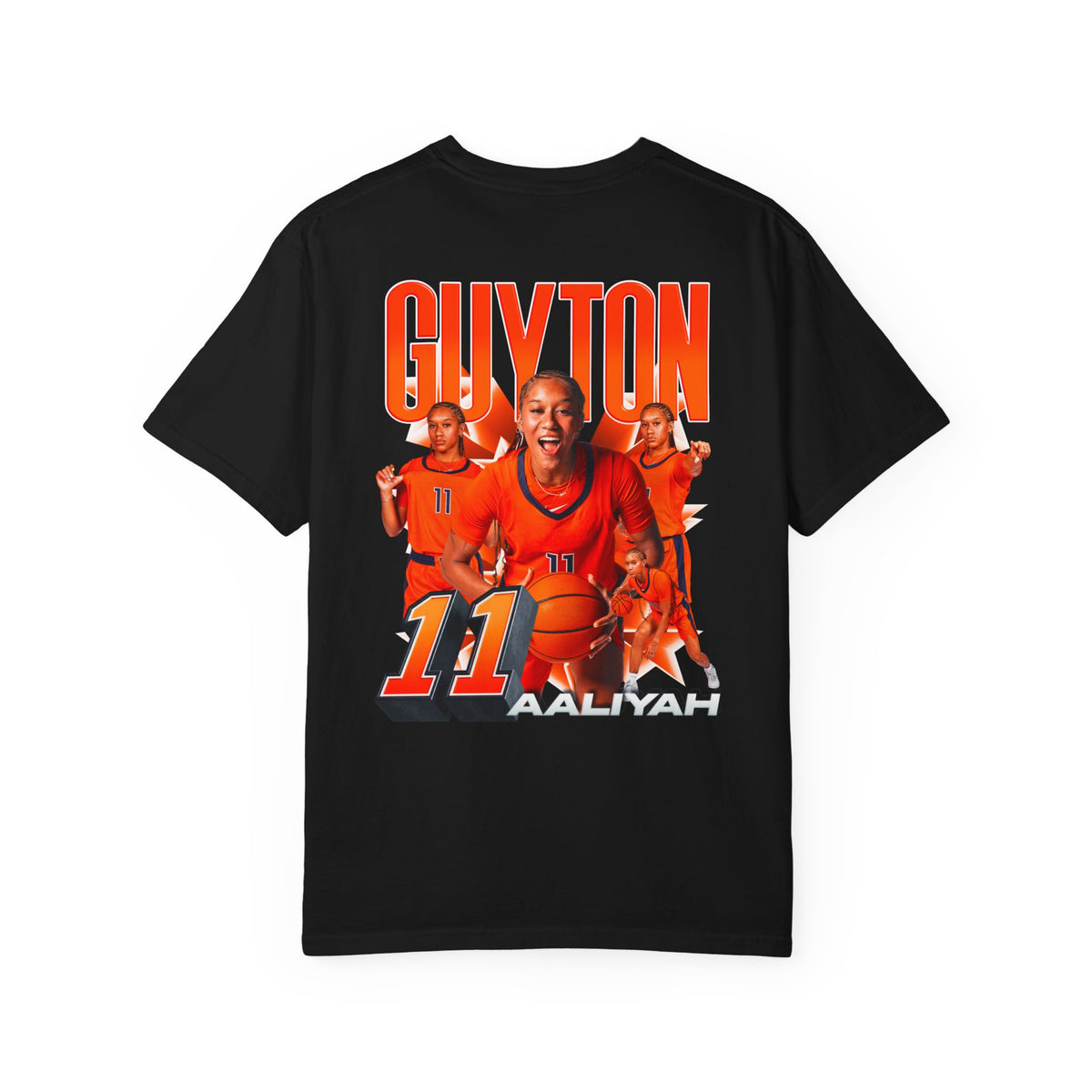 Aaliyah Guyton Logo Front & Back Premium Tee
