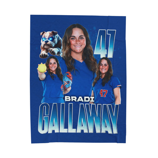 Bradi Gallaway Team Mascot 60"-80" Plush Blanket
