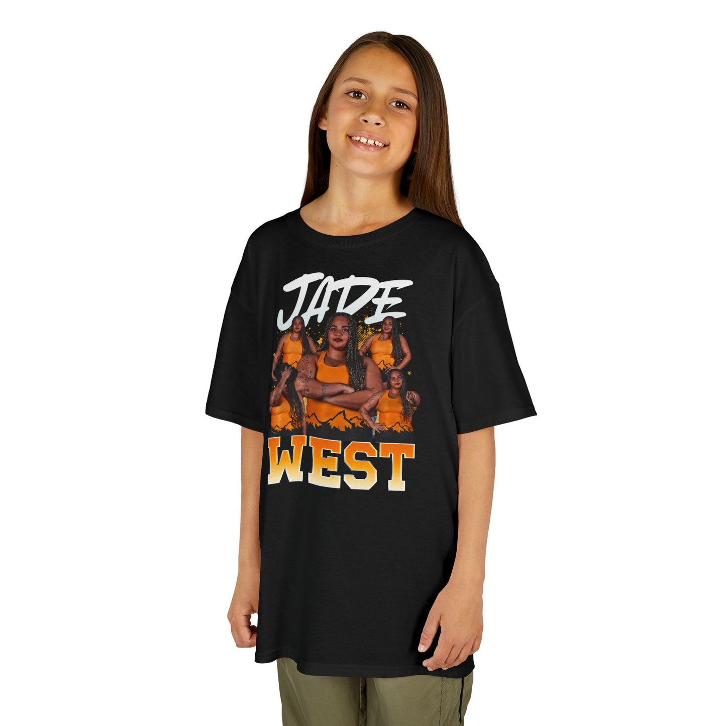Jade West Colored & White Combo Kids Tee