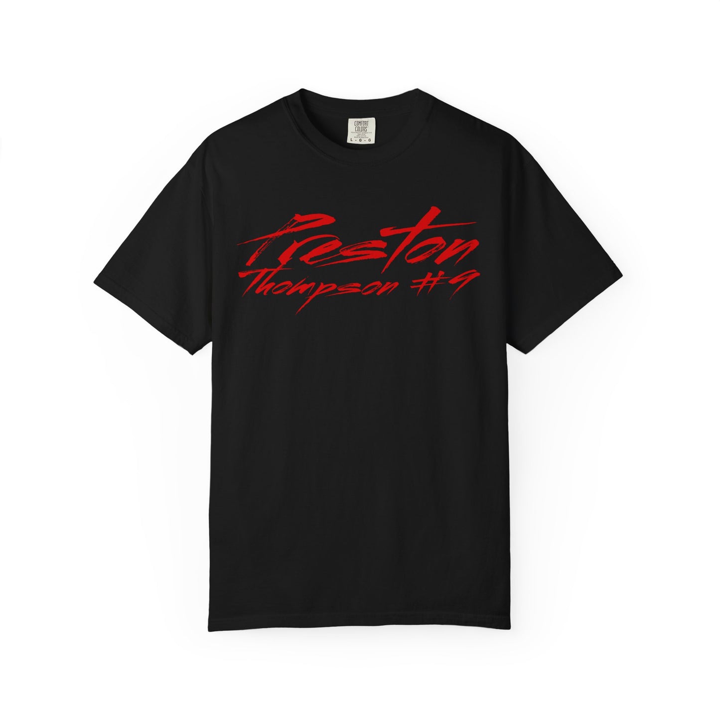 Preston Thompson Cursive Name & Number Premium Tee