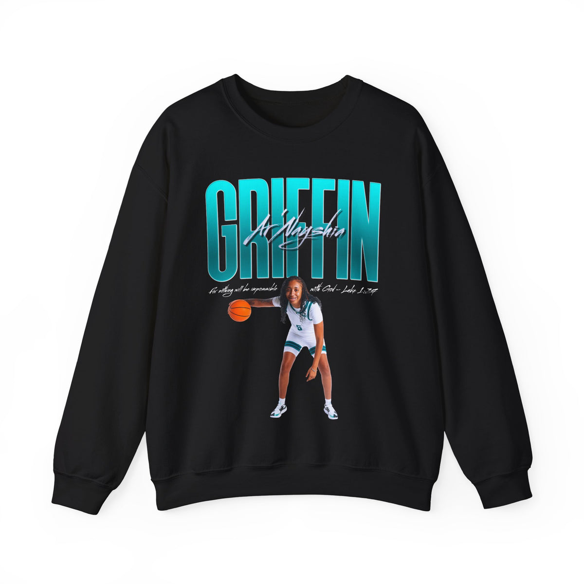 Ar'Nayshia Griffin Big Last Name Crewneck Sweatshirt