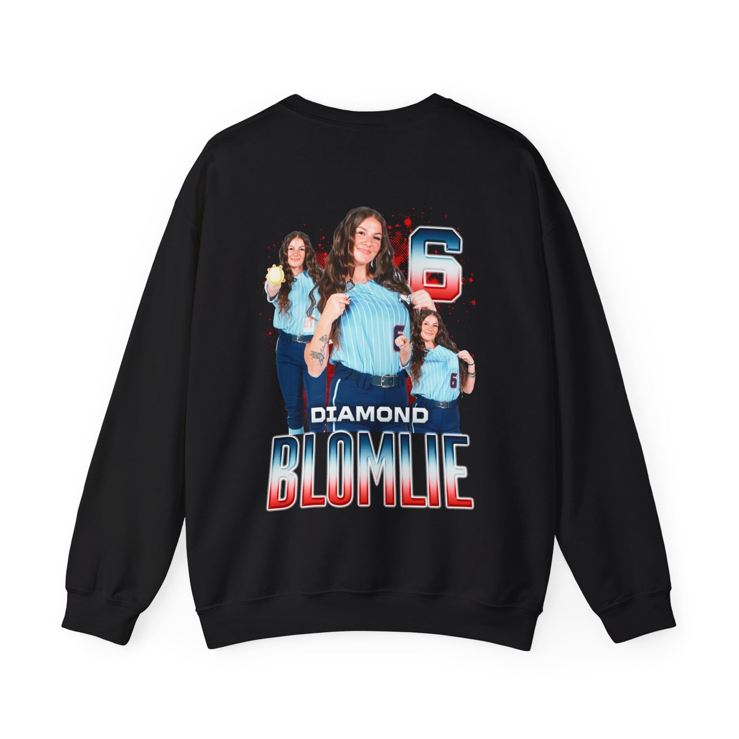 Diamond Blomlie Logo Front & Back Crewneck