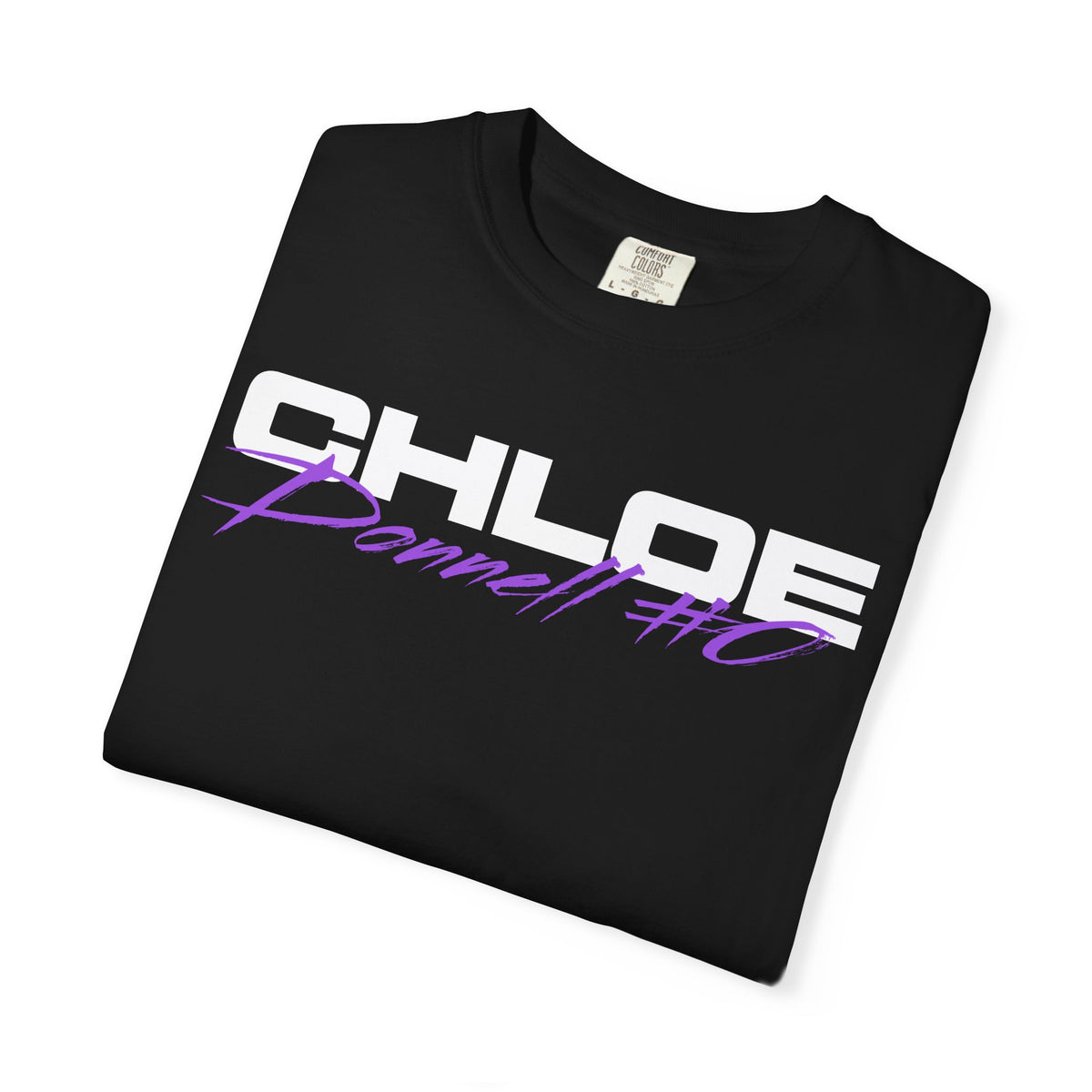Chloe Donnell Cursive Name & Number Premium Tee