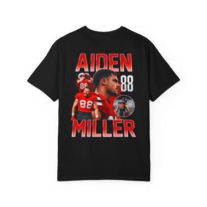 Aiden Miller Logo Front & Back Premium Tee