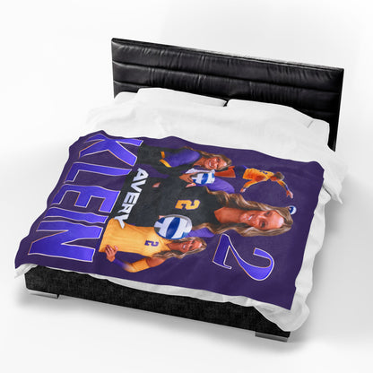 Avery Klein 60"-80" Plush Blanket