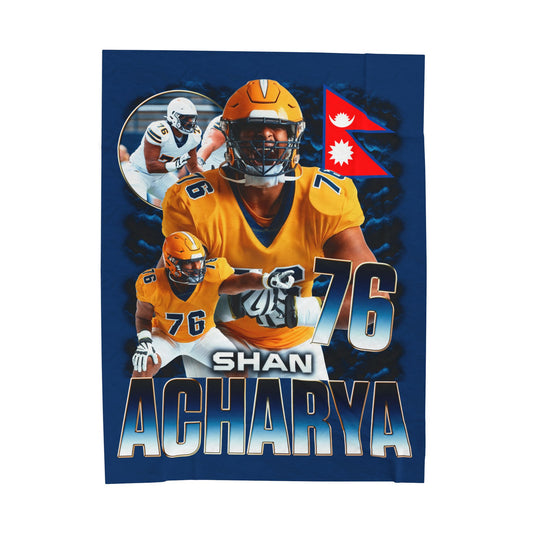 Shan Acharya 60"-80" Plush Blanket