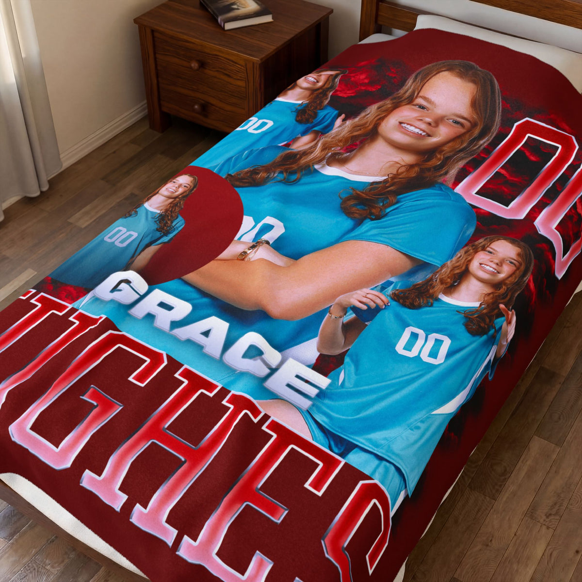 Grace Hughes 60"-80" Plush Blanket