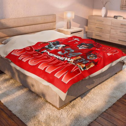 Andrew Brown 60"-80" Plush Blanket