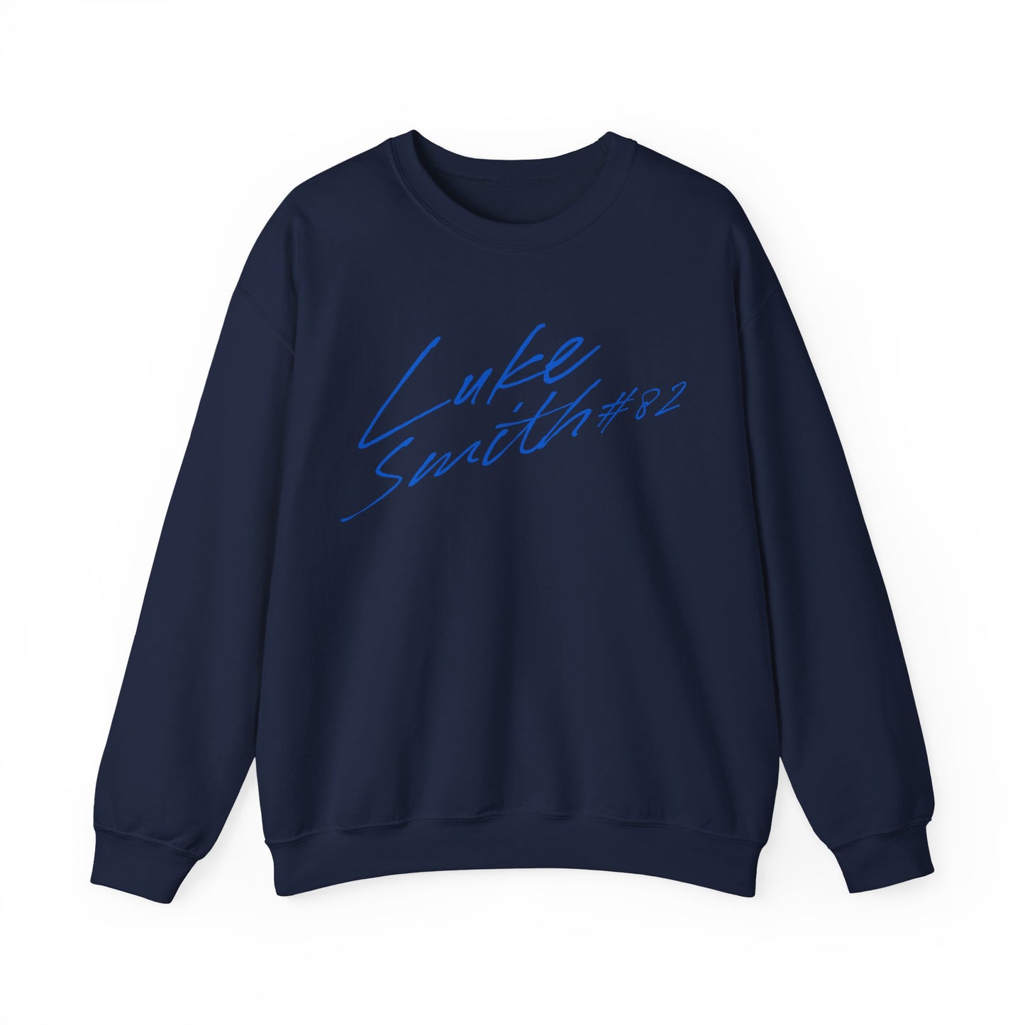 Luke Smith Cursive Name & Number Crewneck Sweatshirt